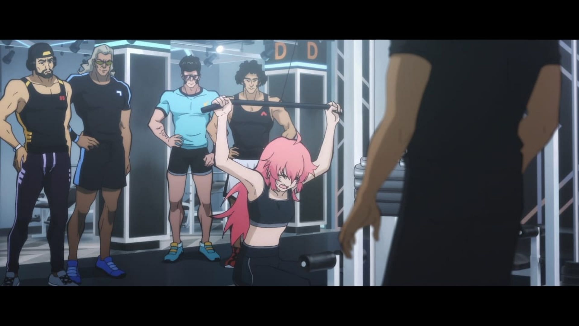 Loli works out at the gym (Image via Pb Animation/LAN Studio/Paper Plane Animation)